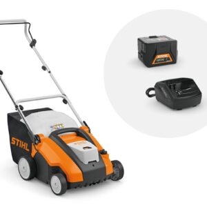 PACK : Scarificateur à batterie Stihl RLA 240 + Batterie + Chargeur – Idéal pour petites pelouses sinueuses