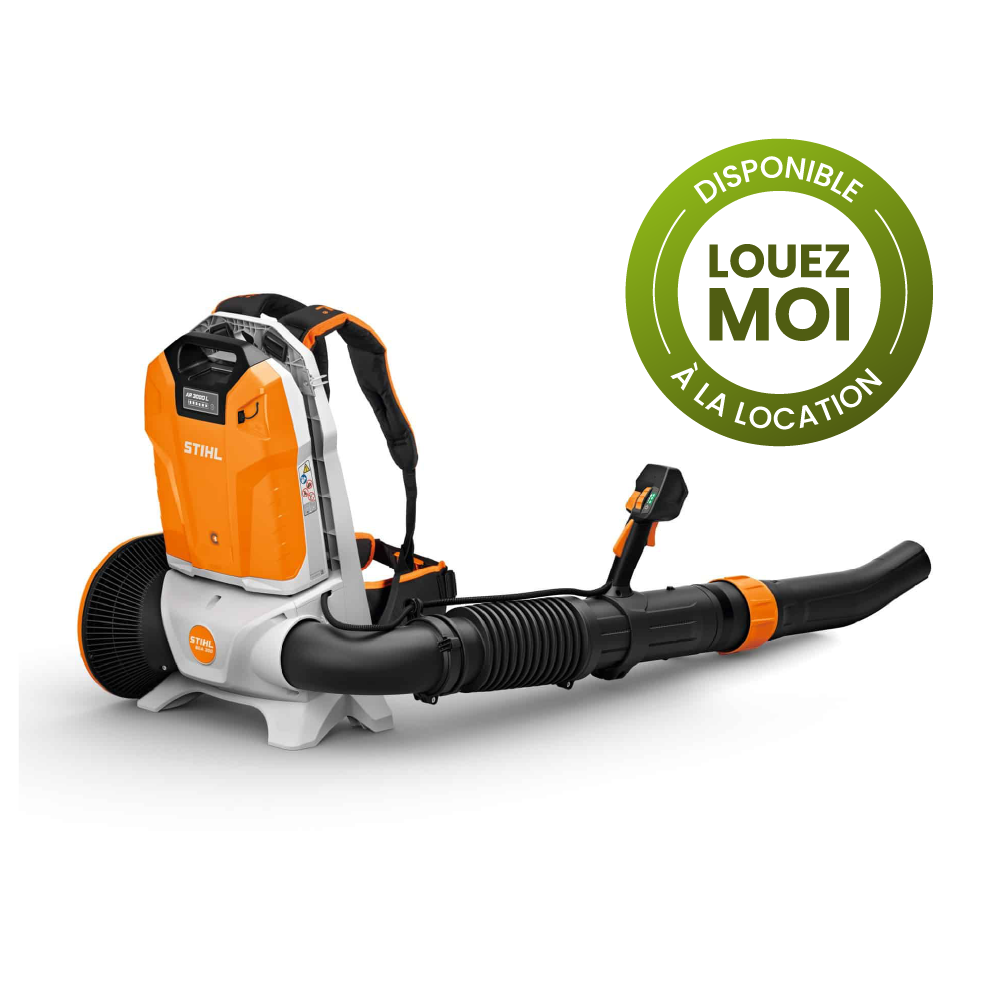 Souffleur Stihl BGA 300 – Dorsal, silencieux, puissant – Pro à batterie