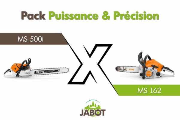 Offre duo : tronçonneuses STIHL MS 500i et MS 162