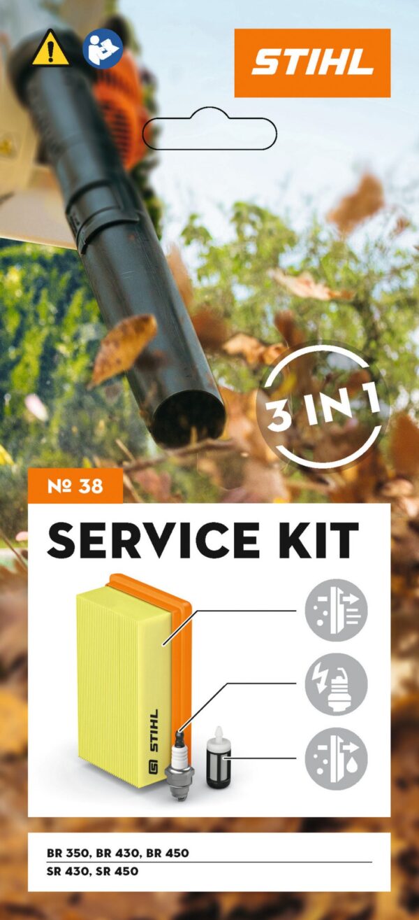 Service Kit n°38 - Kit d'entretien pour souffleurs et atomiseurs thermiques Stihl BR 450, SR 430 et SR 450 – Image 2