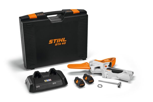 Scie à batterie Stihl GTA 40 – Pack professionnel avec 2 batteries, chargeur rapide et mallette