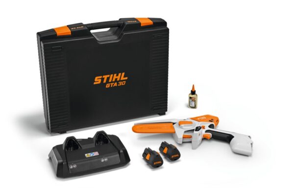 Scie à batterie Stihl GTA 30 – Pack complet avec 2 batteries, chargeur rapide et mallette