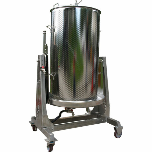 LANCMAN VSPIX – Pressoir à fruits à eau 100% inox avec chariot basculant