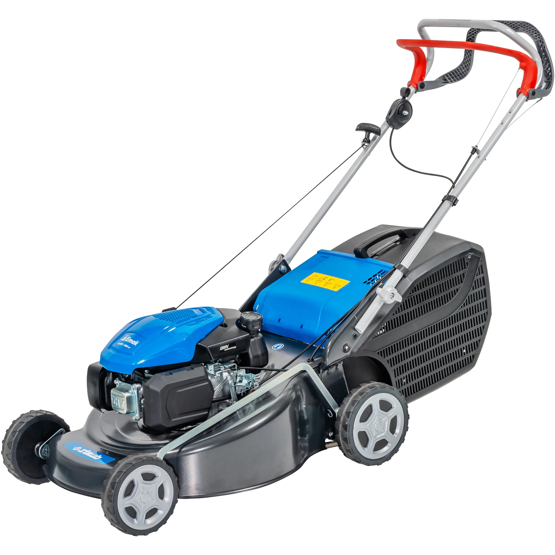 Tondeuse thermique STAUB SH 530 TK – Tractée, puissante et 3-en-1 (ramassage, éjection, mulching) – Image 2