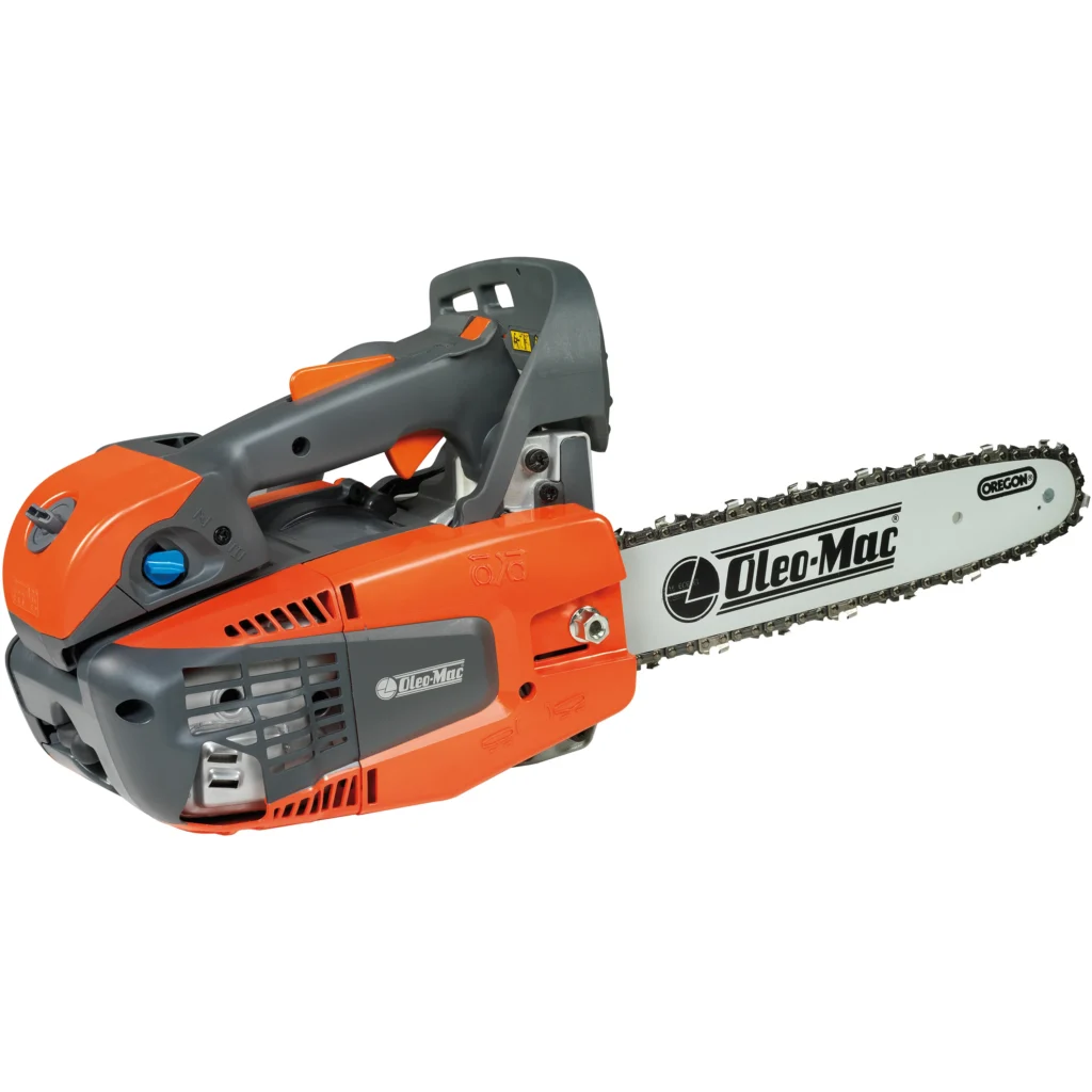 Élagueuse Oleo-Mac GST 360 : design Giugiaro, moteur pro, Easy-On, légère et précise. Idéale pour l’élagage technique et intensif.