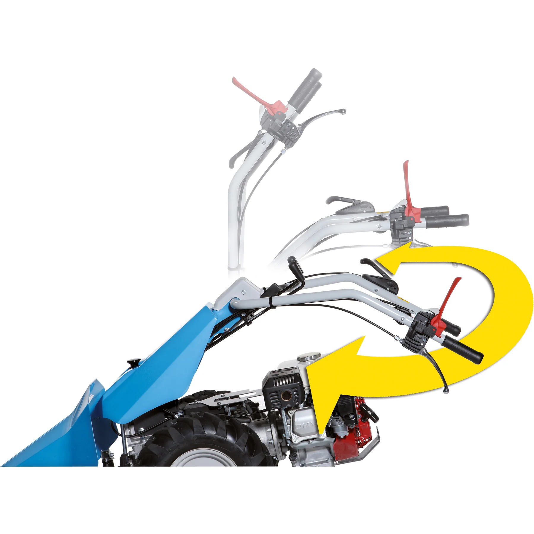 Motofaucheuse Staub BT 120 S – 102 cm, 7 ch, marche arrière, transmission bain d’huile – Image 2