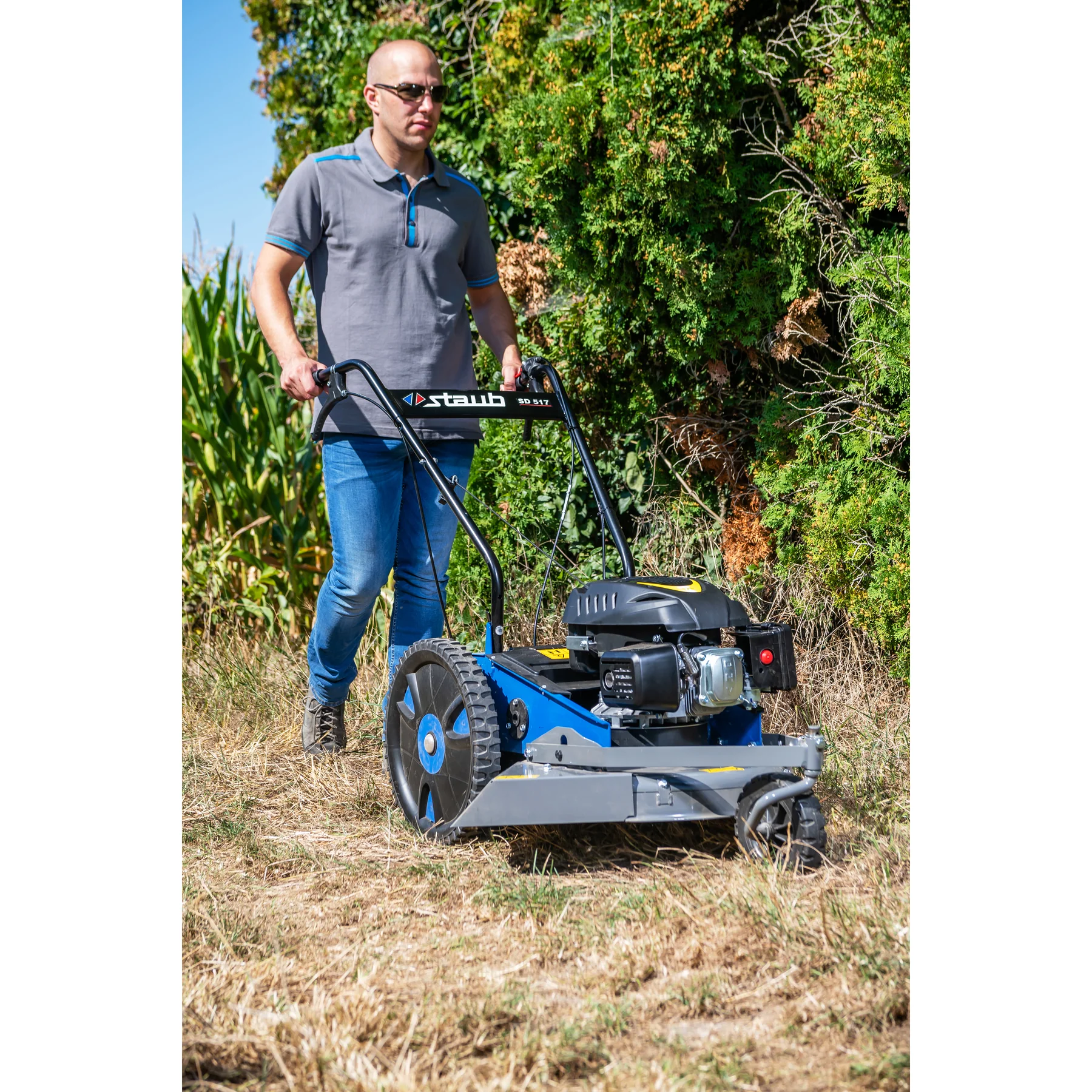 Débroussailleuse à roues Staub SD 517 – Coupe 51 cm, herbes hautes, 2000 m² – Image 2