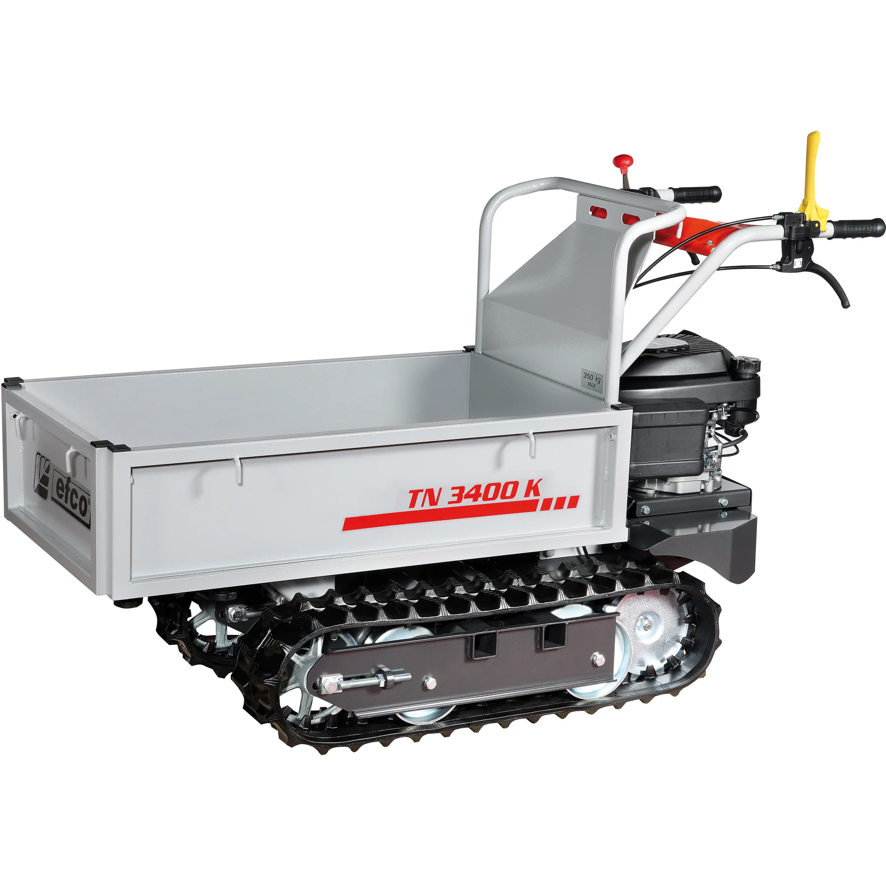 Transporteur EFCO TN 3400 K avec moteur EMAK et benne basculante 340 kg