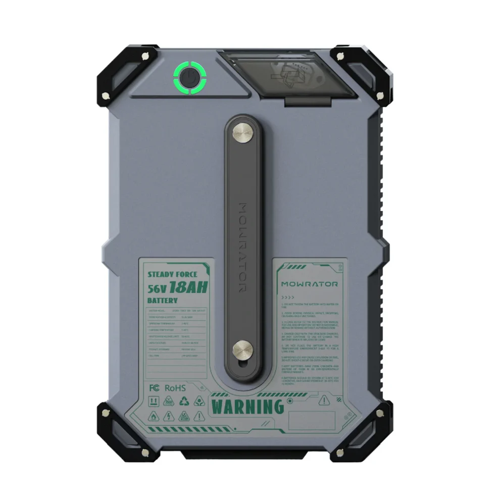 Batterie SteadyForce Mowrator 56 V 18 Ah LiFePO4 pour tondeuse S1