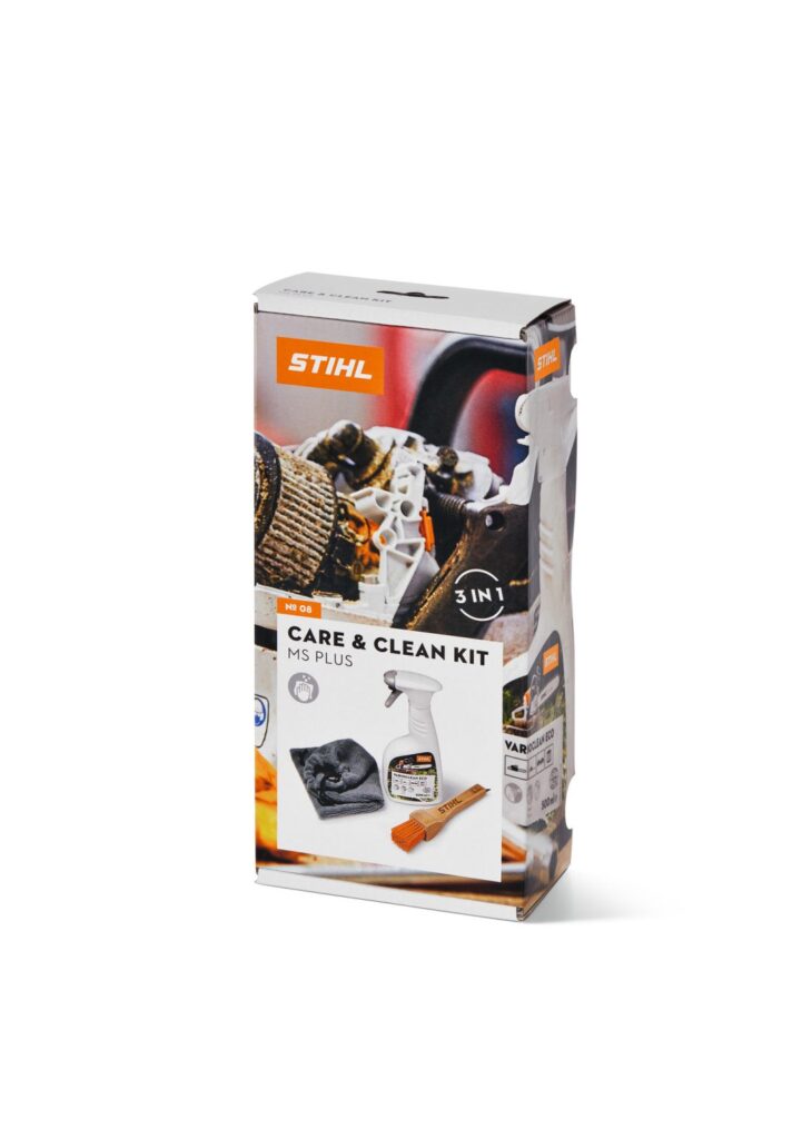 Care & Clean Kit MS PLUS STIHL pour entretien complet des tronçonneuses