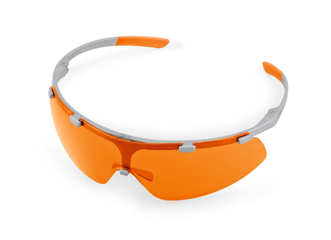 Lunettes ADVANCE Super Fit orange, légères, anti-UV, anti-buée et anti-rayures pour travaux professionnels