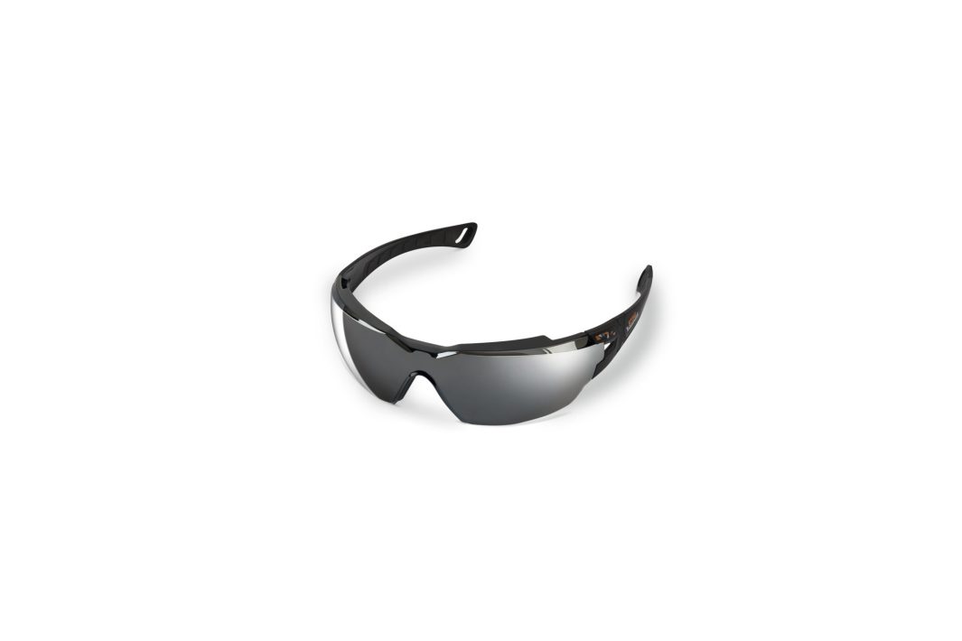 Lunettes TIMBERSPORTS® argent miroitées, protection UV, anti-rayures et anti-buée, avec pochette de rangement
