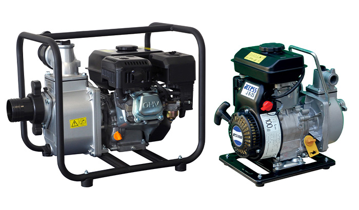 Motopompe ACCESS J 8-25 4 temps essence, compacte et légère