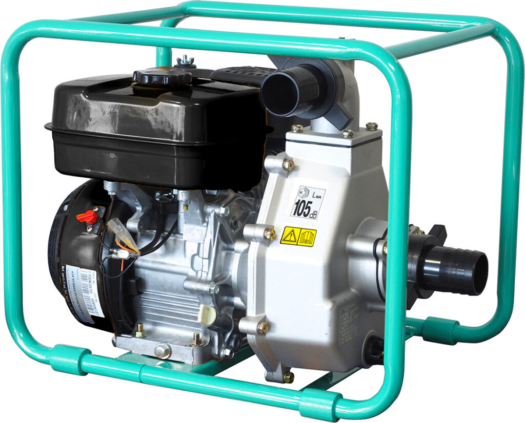Motopompe JET 70 EX moteur 4 temps EX WORMS, haute pression 5 bar