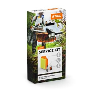 Service Kit N°44 STIHL avec filtre à air papier, bougie et crépine pour l’entretien des débroussailleuses professionnelles