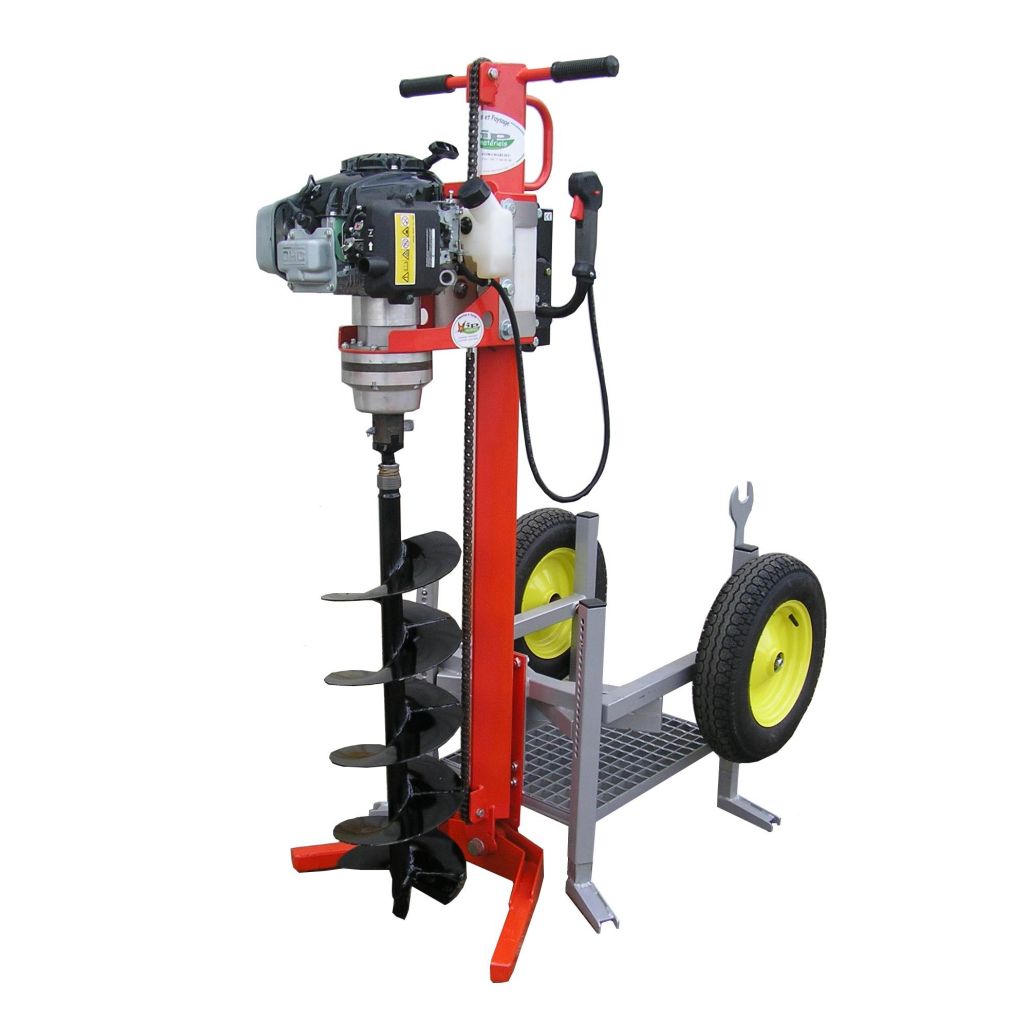 Tarière thermique EF16 PFLANZFUCHS Honda 100 cc forage 60-300 mm profondeur 1,20 m