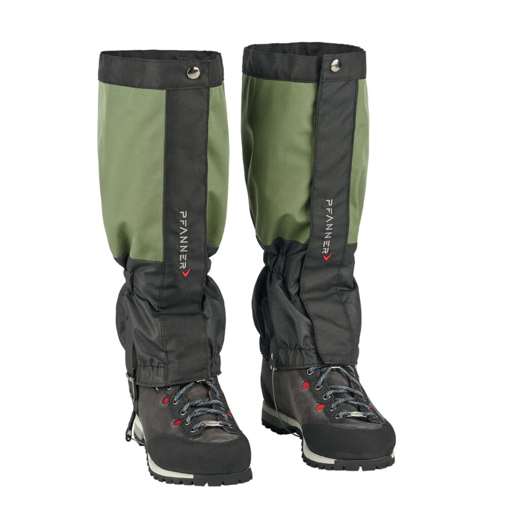 Guêtres Gladiator PFANNER vert noir Cordura protection forestier