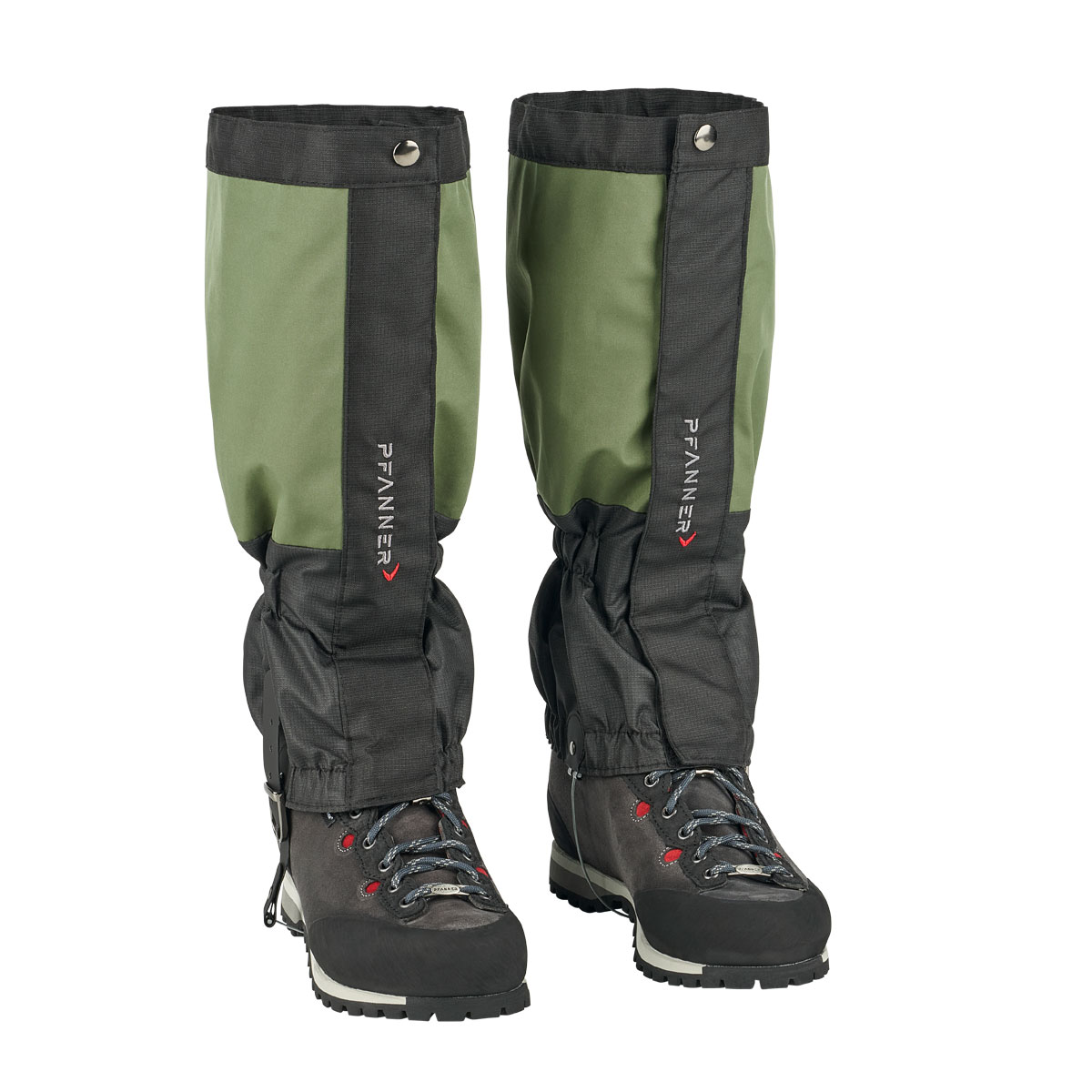 Guêtres Gladiator PFANNER vert noir Cordura protection forestier