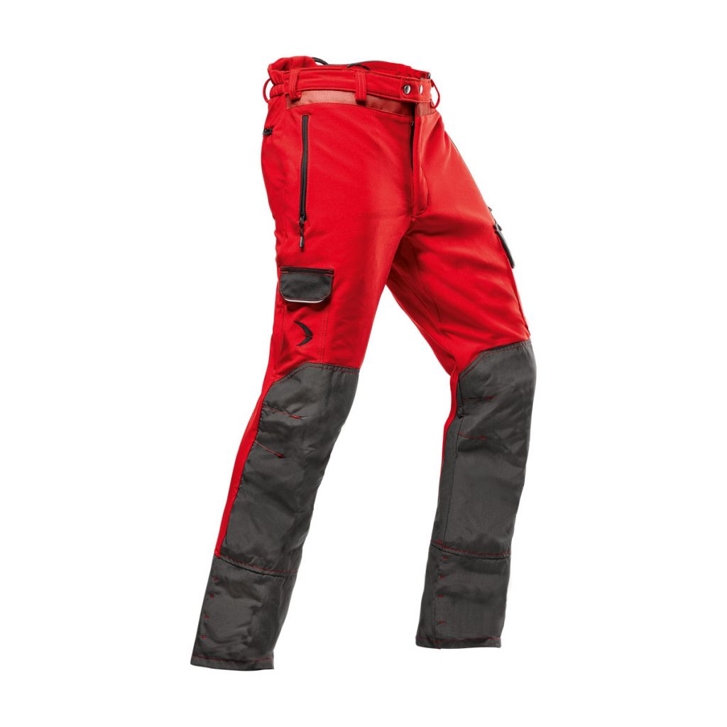 Pantalon anti-coupure PFANNER Arborist rouge léger type C Dyneema