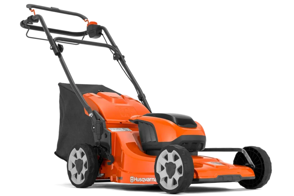 Tondeuse batterie Husqvarna LC142iS tractée pack complet