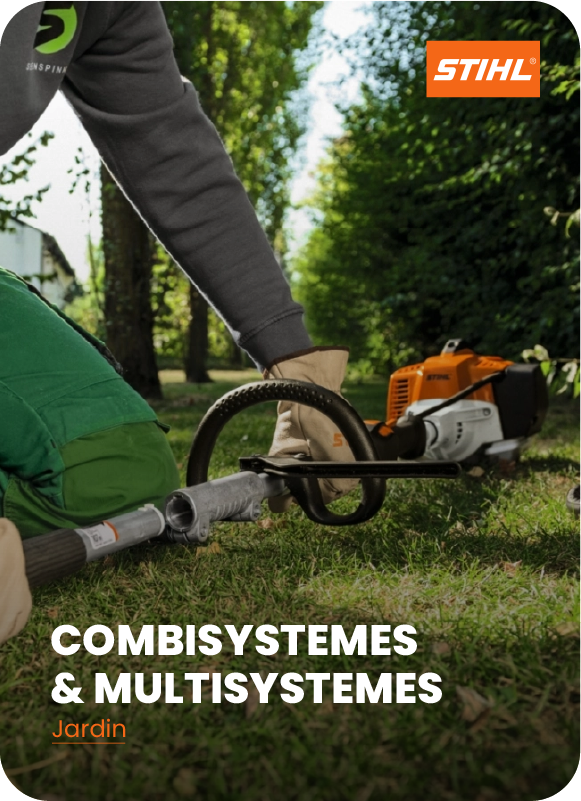 Combisystème multisystème STIHL outils polyvalents jardin
