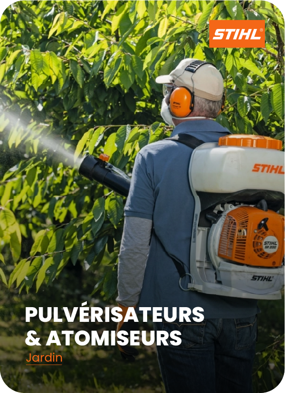 Pulvérisateurs atomiseurs STIHL traitement plantes jardin