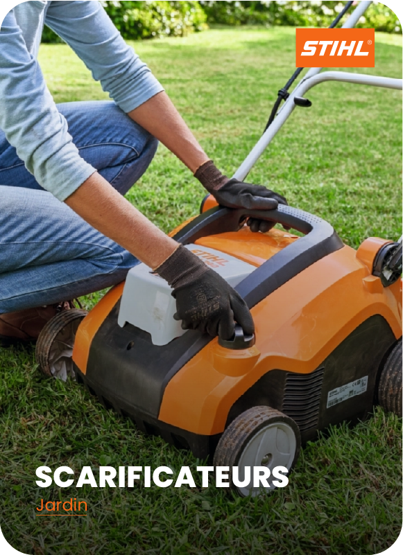 Scarificateurs STIHL entretien gazon aération pelouse