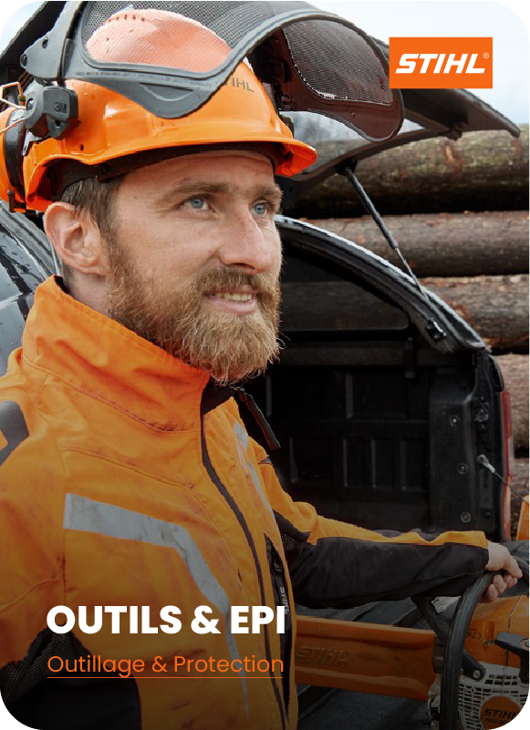 Équipement protection STIHL EPI vêtements sécurité forestier