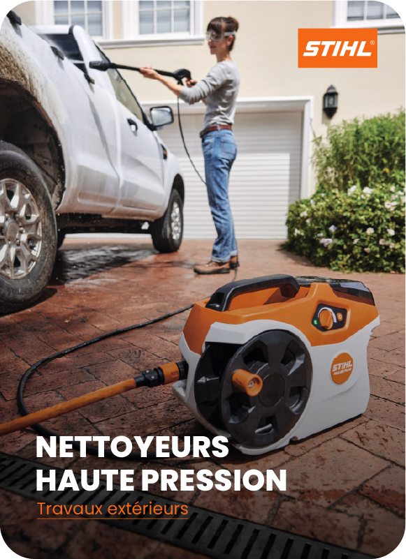 Nettoyeurs haute pression STIHL nettoyage terrasse façade