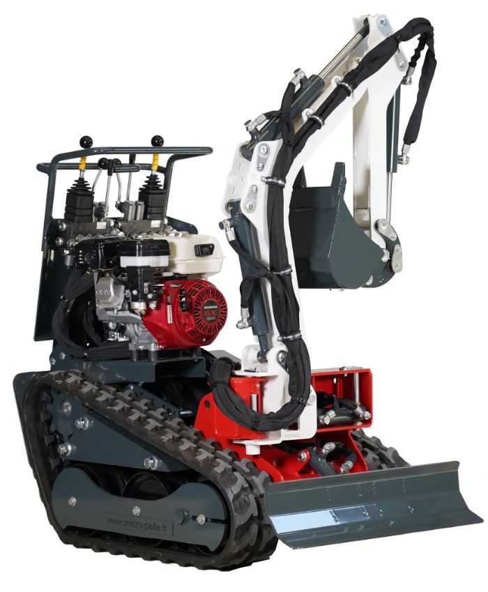 Micro pelle PX6 PRO compacte moteur Honda GX200