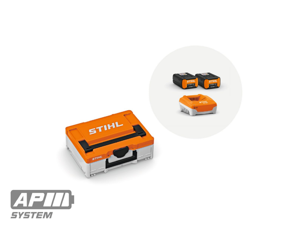 Power Box 3 STIHL AP 500 S chargeur AL 501 mallette renforcée kit batteries haute puissance