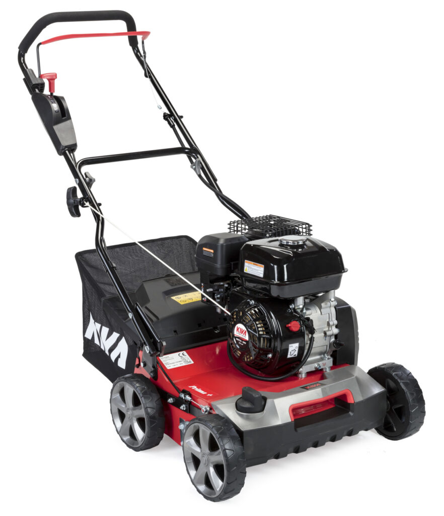 Scarificateur Kiva Prima + 40 cm 2 en 1 démoussage pelouse