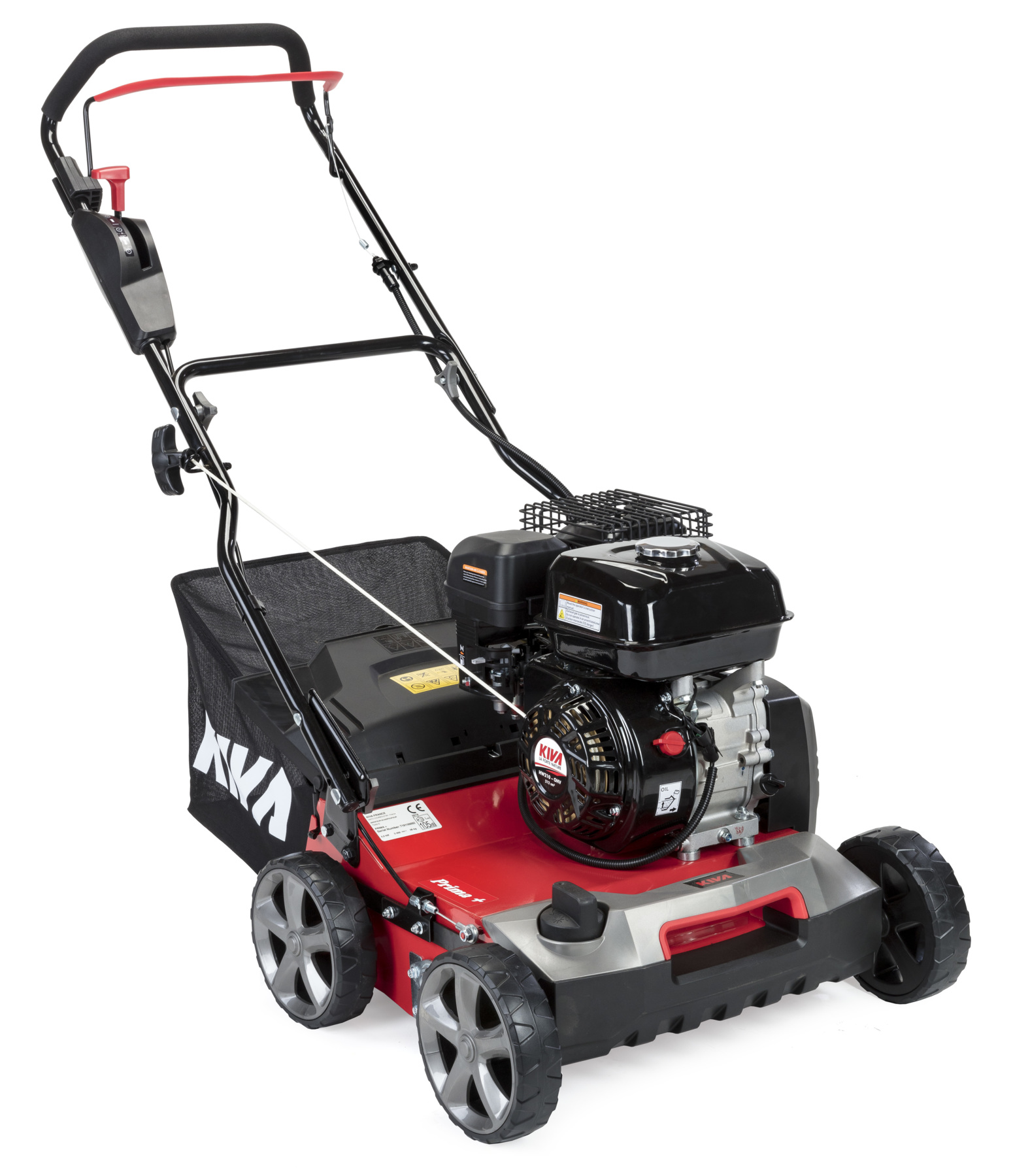 Scarificateur Kiva Prima + 40 cm 2 en 1 démoussage pelouse