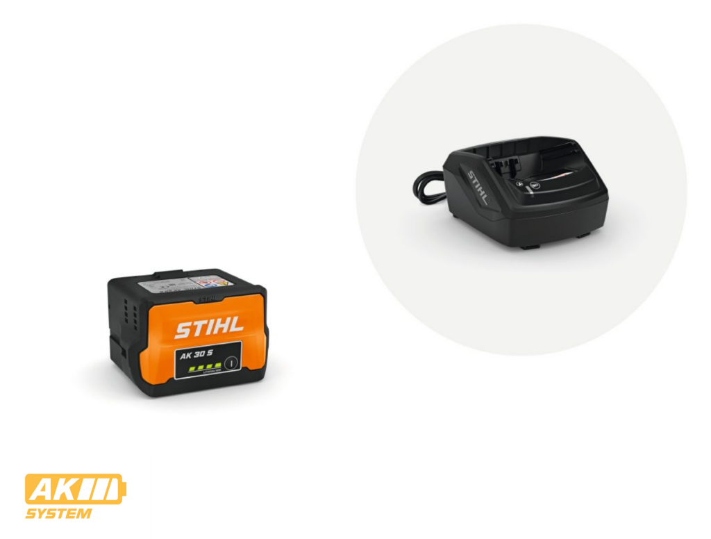 Set STIHL AK 30 S batterie 180 Wh chargeur AL 101