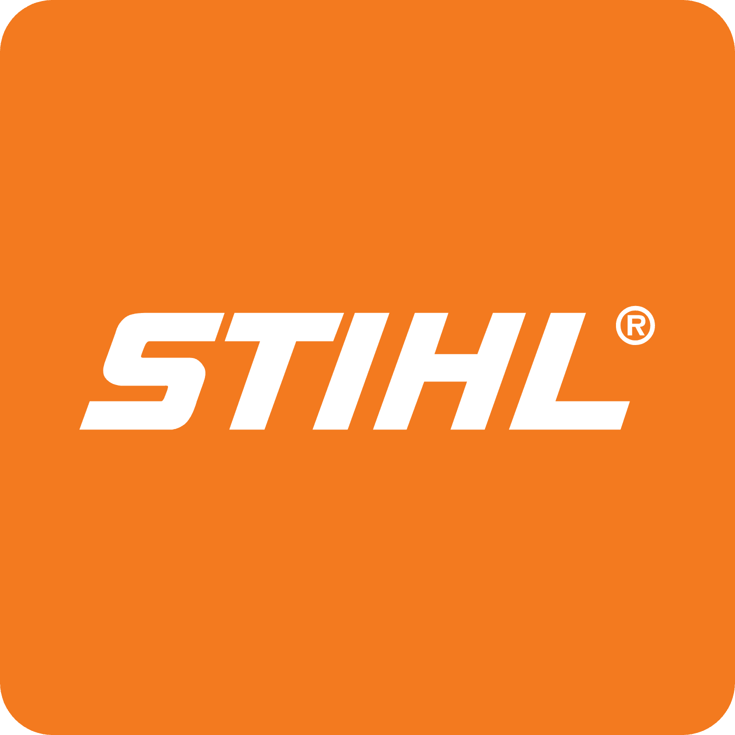 Logo STIHL univers marque équipements jardin forêt