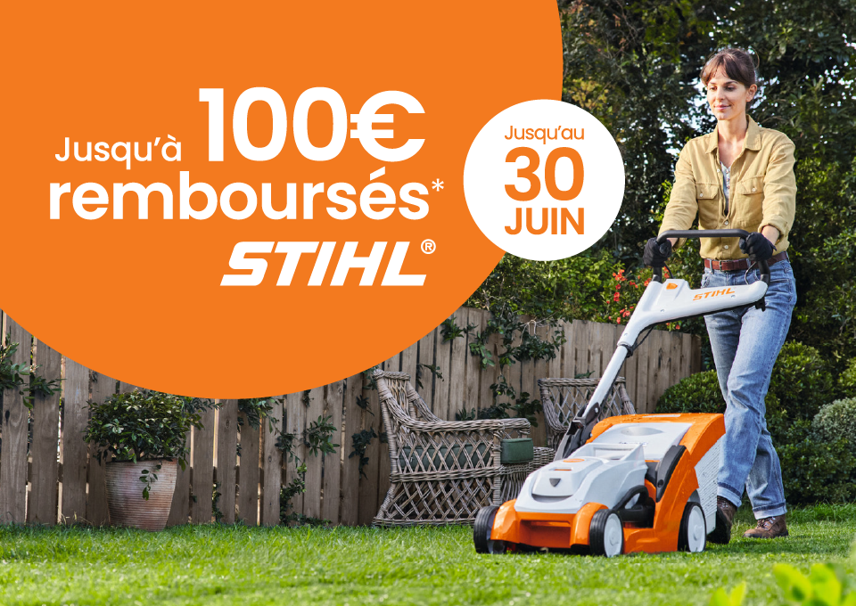 Offre remboursement STIHL AK System AP System Tonte promotion batterie jardin