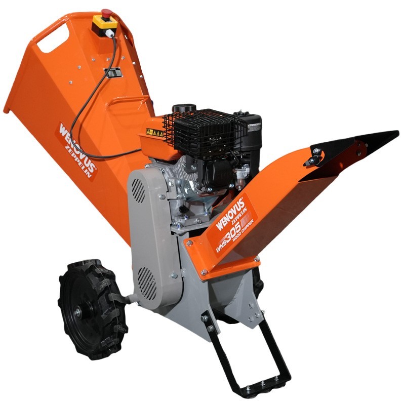 Broyeur de bois Wenovus 305 Zeppelin moteur WEIMA 212 cc diamètre coupe 50 mm disque acier allié