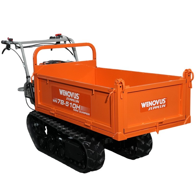 Dumper sur chenilles Wenovus 7BL-510 Zeppelin charge 510 kg benne hydraulique chenilles 160 mm