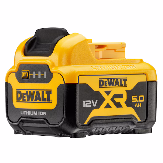 Batterie DEWALT DCB126 12V XR 5Ah Li-Ion indicateur 3 LED compatible outils XR 12V 10.8V autonomie maximale