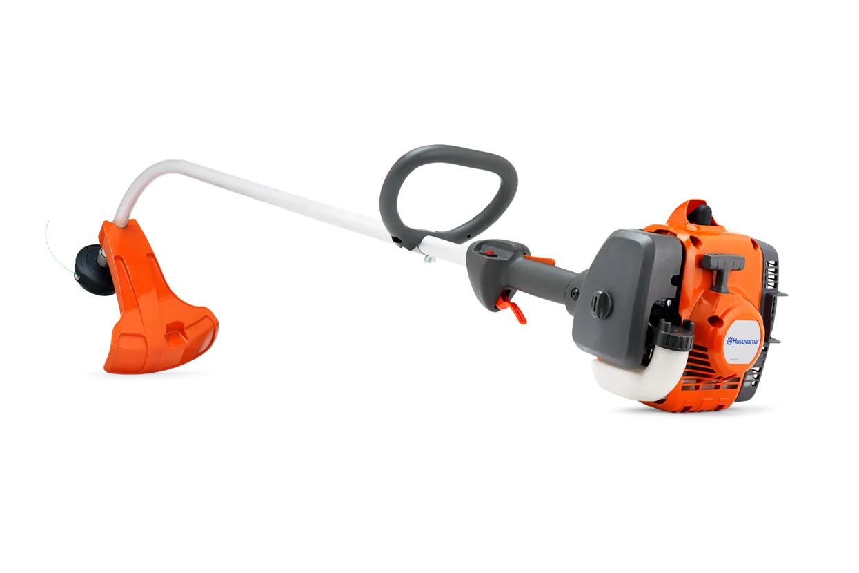 Coupe-bordures thermique HUSQVARNA 129C 27 cc Smart Start arbre courbé commandes intuitives