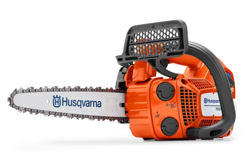 Élagueuse thermique HUSQVARNA T525 27 cc X-Torq guide Carving 25 cm Smart Start légère compacte