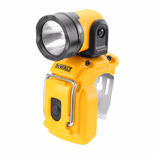 Lampe de travail LED DEWALT DCL510N 12V XR tête pivotante 360° aimant trépied clip ceinture sans batterie