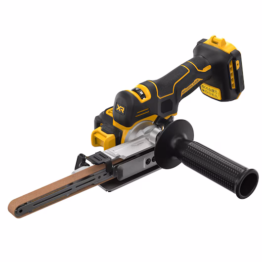 Lime à bande brushless DEWALT DCM200N 18V XR 1700 m/min bras pivotant 173° LED pivotante coffret TSTAK