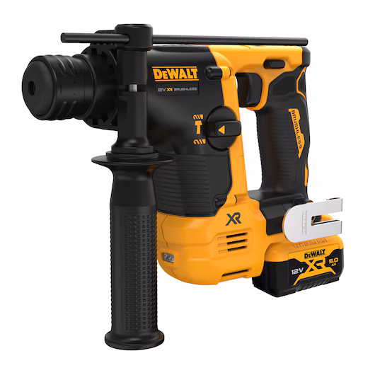 Perforateur SDS-plus brushless DEWALT DCH072 Pack 12V XR 1,1 J béton 14 mm 1,7 kg 2 modes poignée latérale