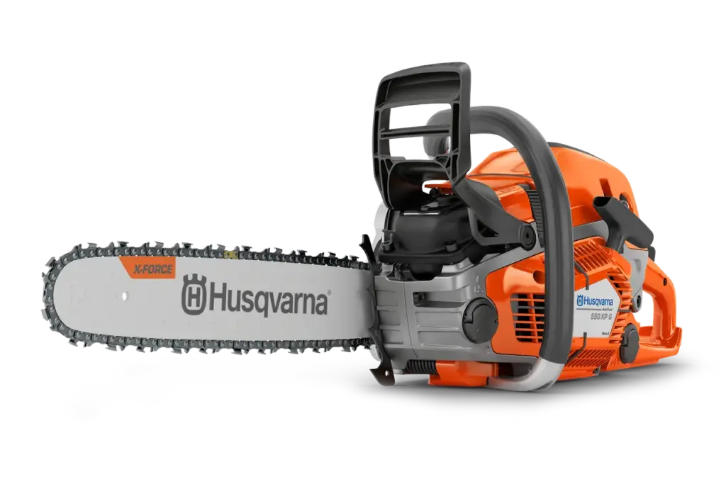 Tronçonneuse thermique HUSQVARNA 550 XP G Mark II 50 cc X-Torq 3 kW AutoTune poignées chauffantes LowVib