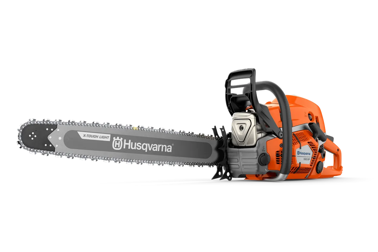 Tronçonneuse thermique HUSQVARNA 592 XPG 93 cc X-Torq AutoTune 3.0 poignées chauffantes chaîne X-Cut