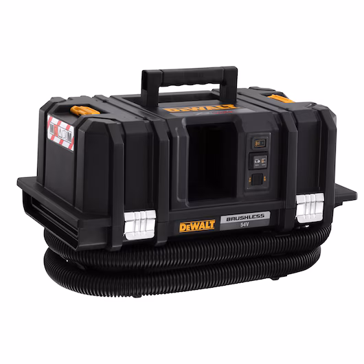 Aspirateur classe M brushless DEWALT DCV586M 54V XR FLEXVOLT 2000 W double HEPA auto-nettoyant WTC télécommande bracelet 11 L TSTAK