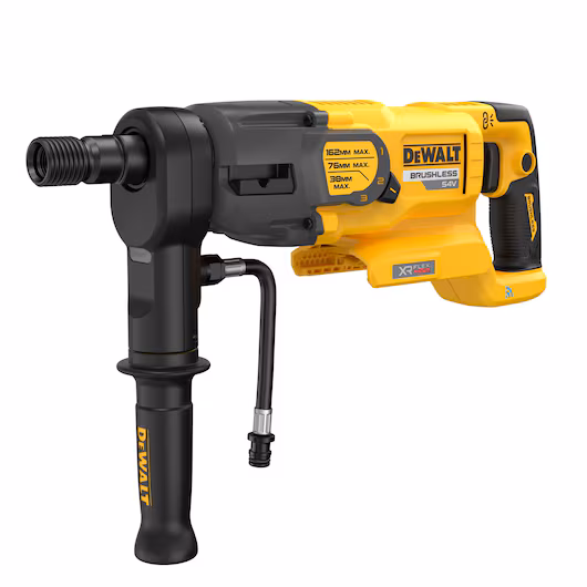 Carotteuse brushless DEWALT DCD150 54V XR FLEXVOLT sèche 100 mm humide 162 mm 3 vitesses anti-rotation Wireless Tool Control 2 batteries 9Ah