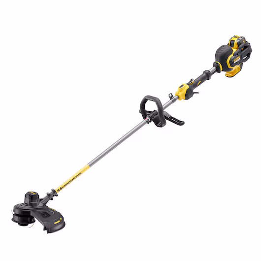 Débroussailleuse brushless DEWALT DCM571 54V XR FLEXVOLT 38 cm lame 3 dents fil 2 mm 46 minutes 2 vitesses version nue ou pack batterie 3Ah