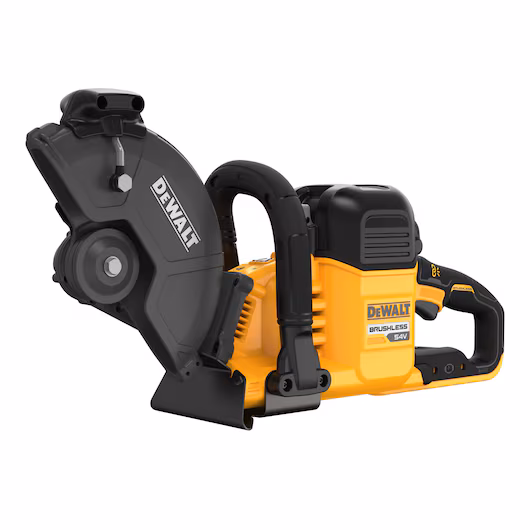 Découpeuse brushless DEWALT DCS691 54V XR FLEXVOLT disque 230 mm coupe 83 mm double alimentation eau carter 5 positions Wireless Tool Control 4,8 kg